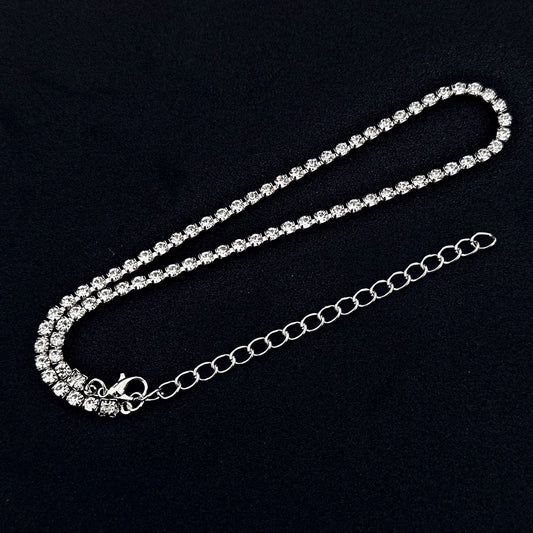 Elegant Rhinestone Collarbone Necklace For Women