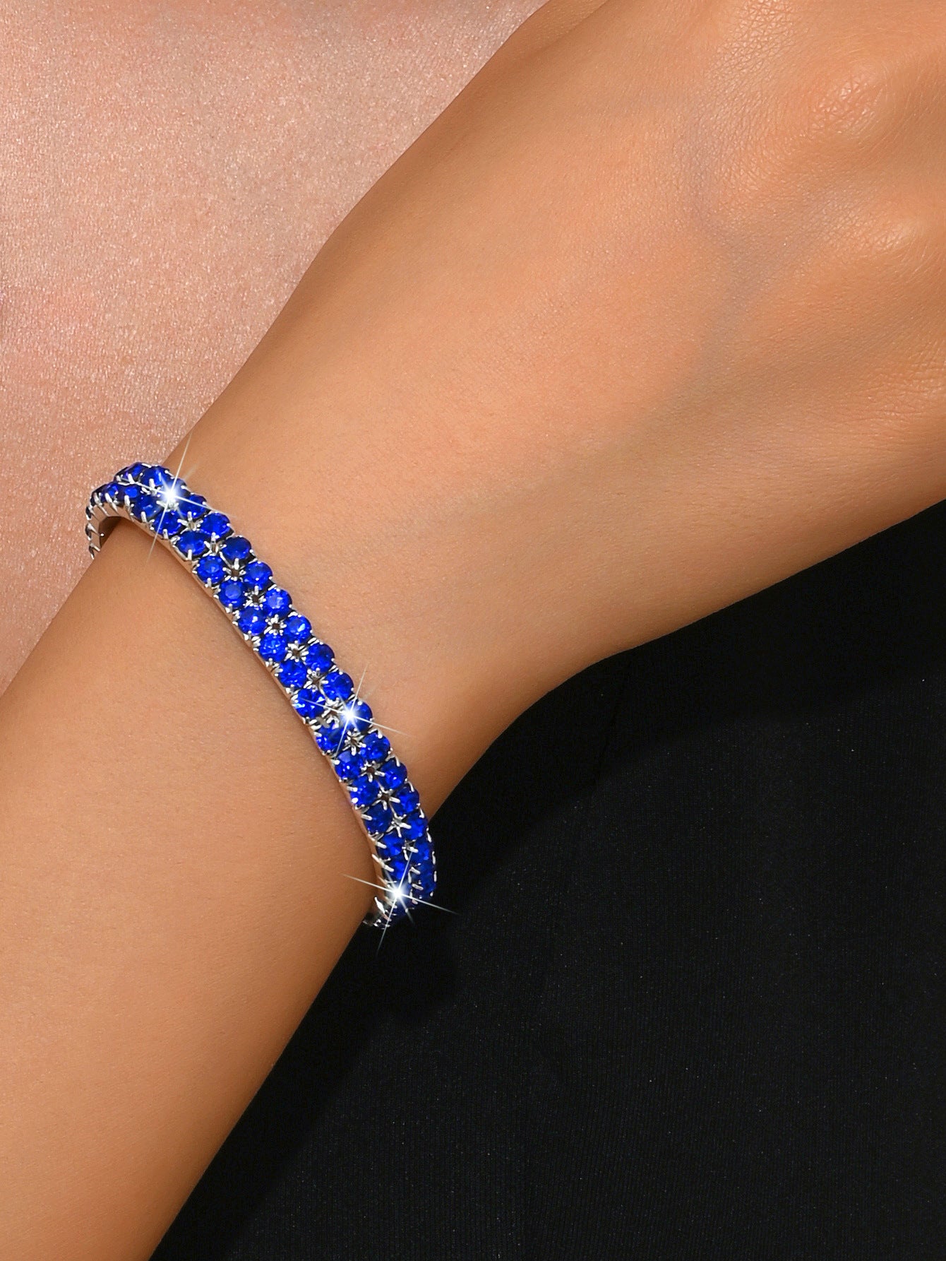 Single Row Multi-row Diamond Drill Bracelet