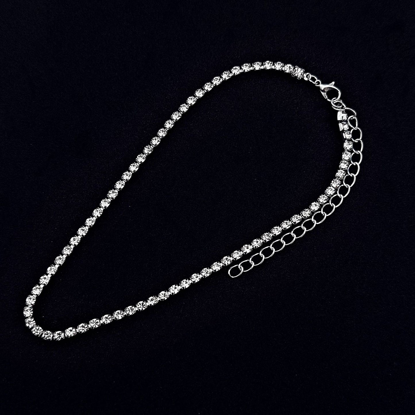 Elegant Rhinestone Collarbone Necklace For Women
