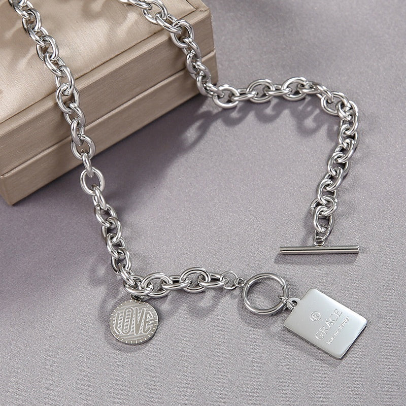 Hip Hop Thick Chain Necklace For Women