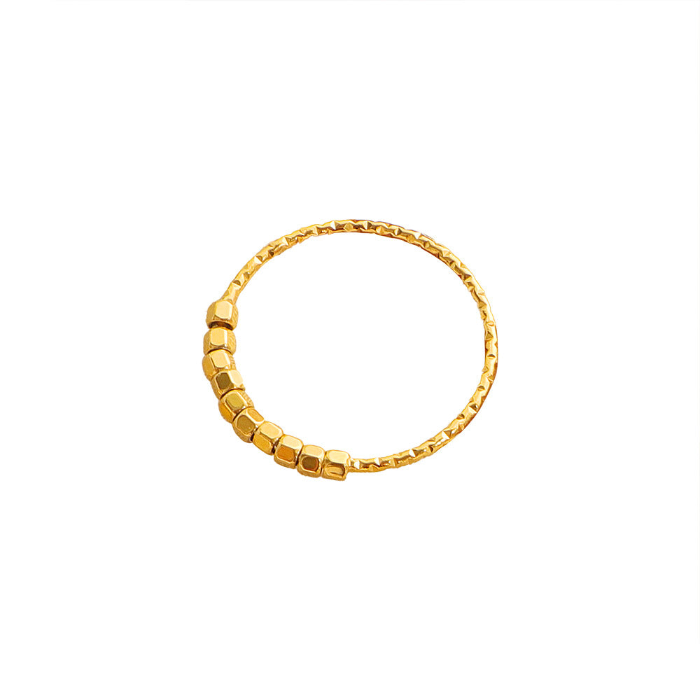 Titanium Steel Ring With A Delicate Small Square Designstylish Versatile And Wont Fade