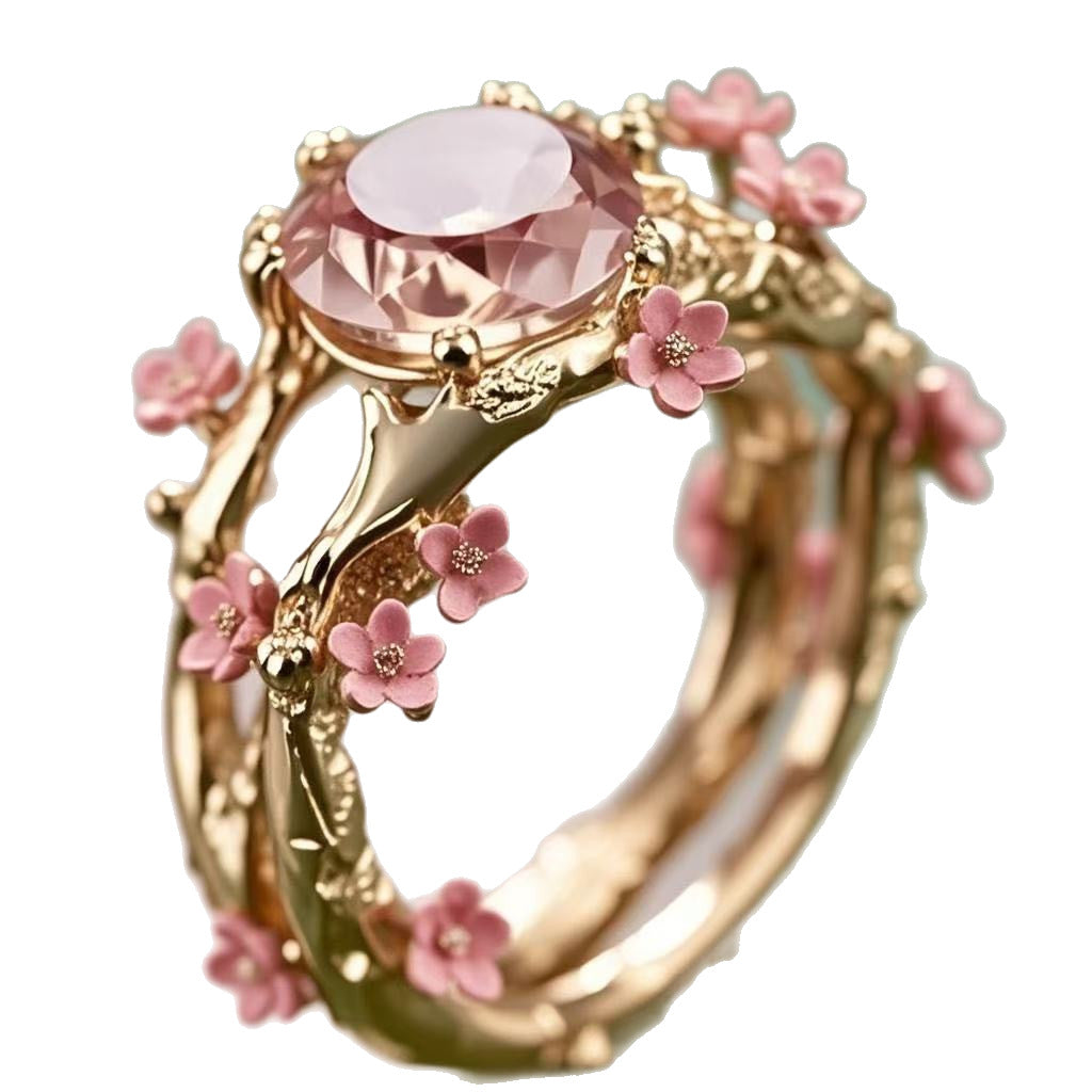 Small Ring Mall Flower Fashion Personality
