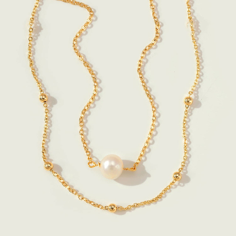 Minimalist All-match Copper Bead Chain Bracelet