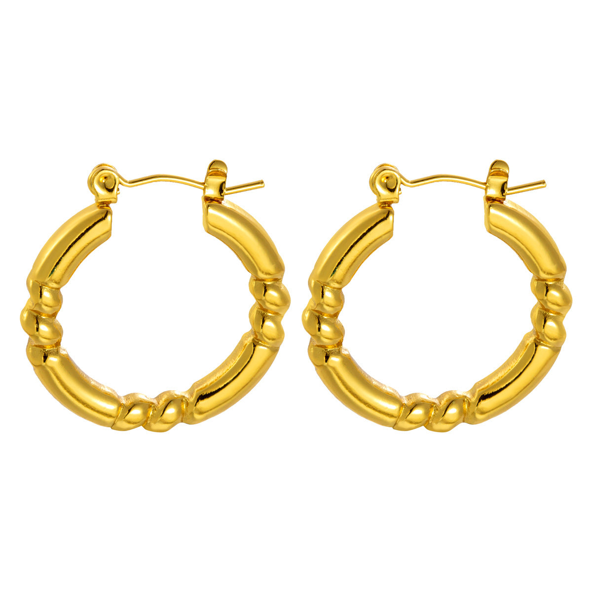 Titanium Steel Hydraulic Earrings That Wont Fade