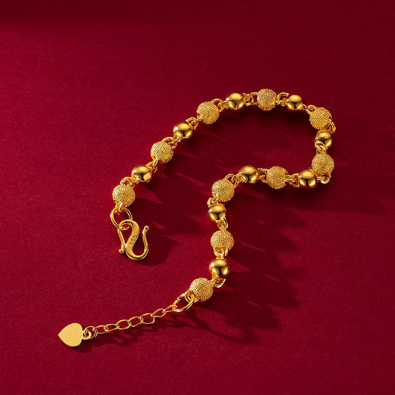 Solid Light Sand Beads All-match Bracelet Women